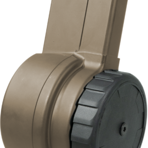 Aim Sports Warrior Systems Flat Dark Earth Drum, 5.56x45mm NATO AR-15, 50rd