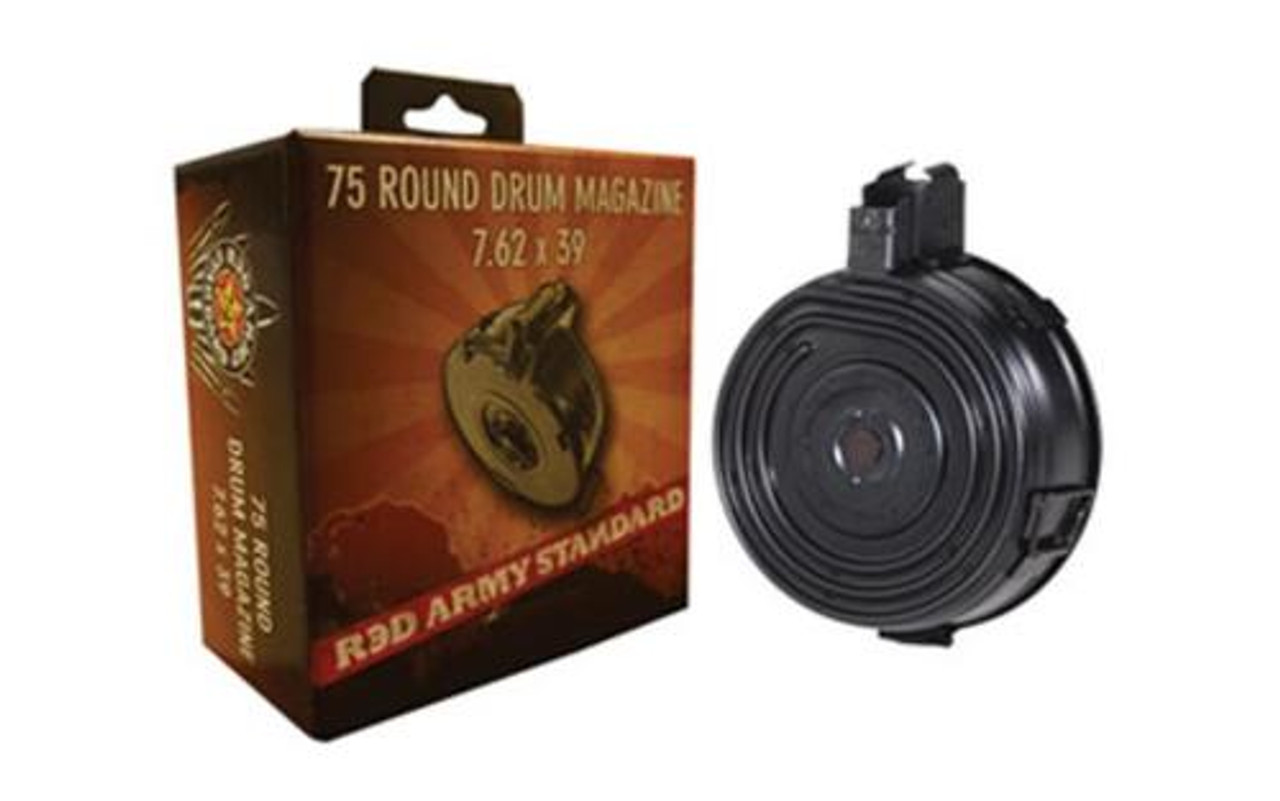 Century Romanian AK Drum Mag 7.62x39mm, 75rd