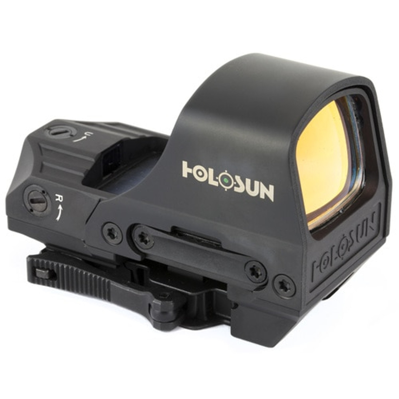 Holosun 510C Rifle Open Sight, Solar, Green Multi-Reticle, 6061 Aluminum, Open, Solar, Shake Awake, Rifle