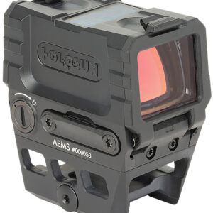 Holosun Aems Rifle Enclosed Sight, Solar, Red Multi-Reticle, 7075 Aluminum, Enclosed, Solar, Shake Awake, Rifle