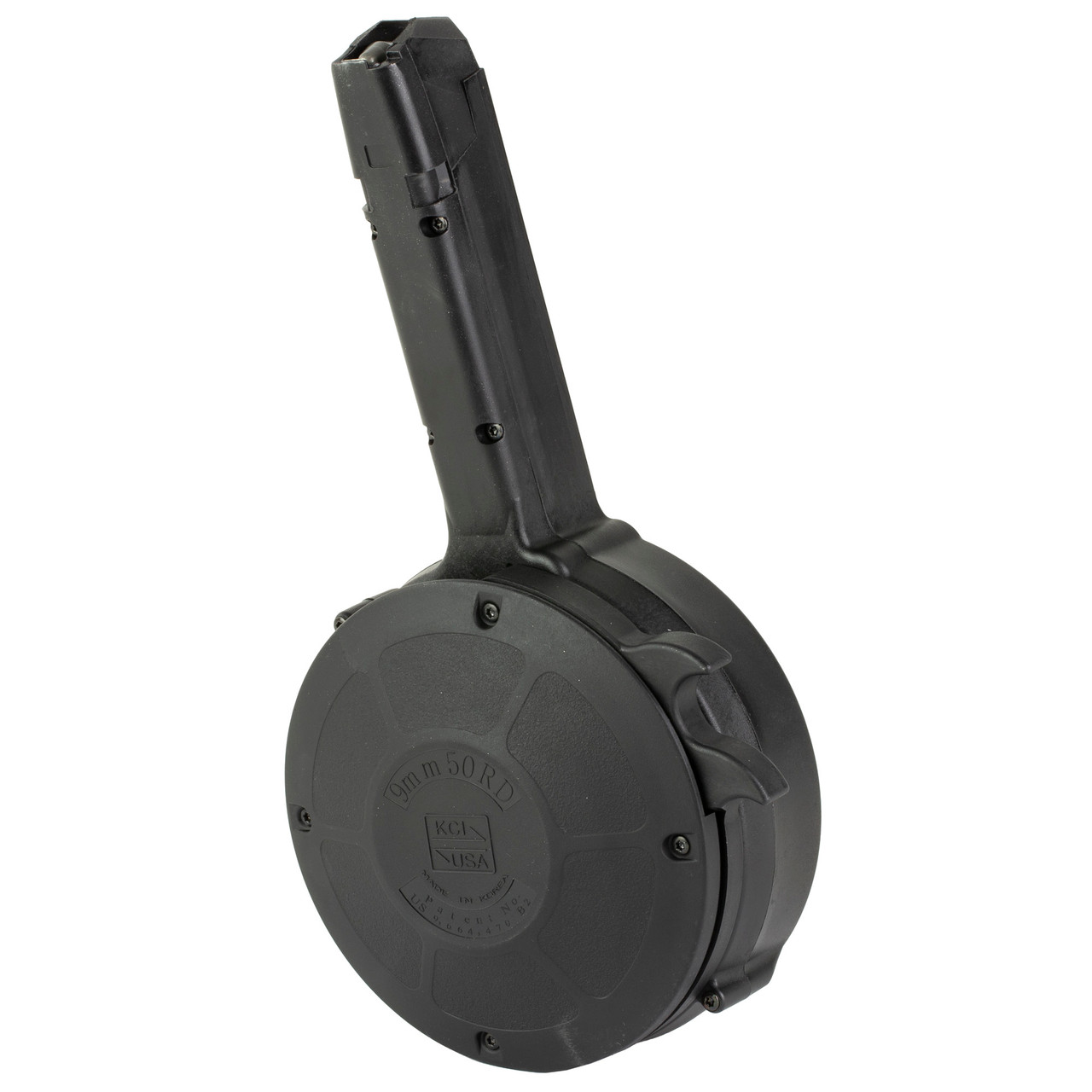 KCI USA Inc Glock 9mm Drum Magazine,Fits Double Stack Glock, 50rd