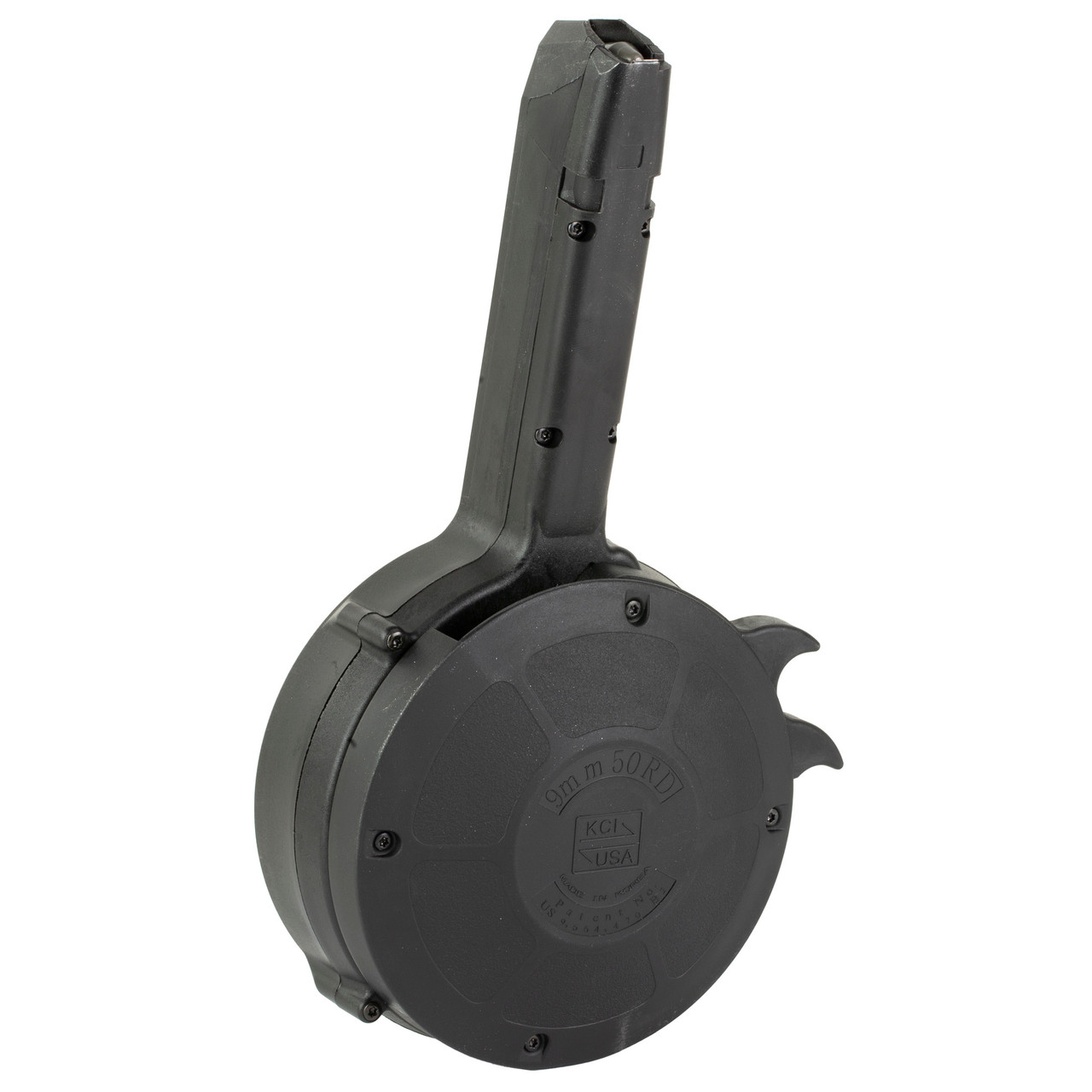 KCI USA Inc Glock 9mm Drum Magazine,Fits Double Stack Glock, 50rd