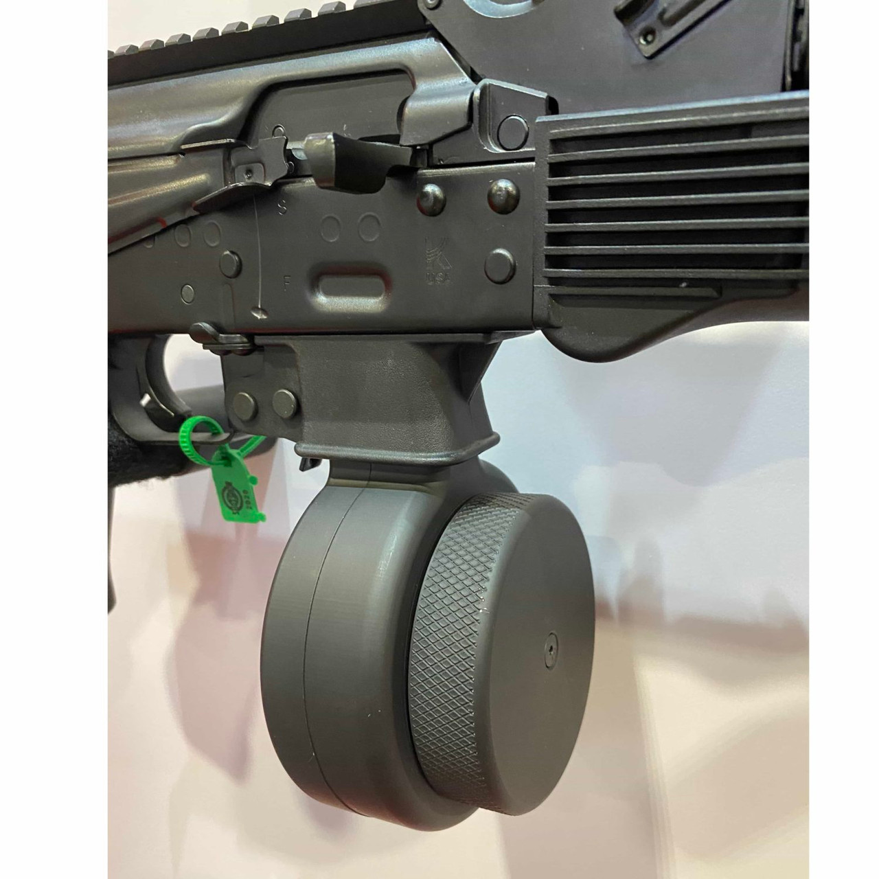 Kalashnikov KP9/KR9 9mm 50rd Drum Magazine, Billet Aluminum