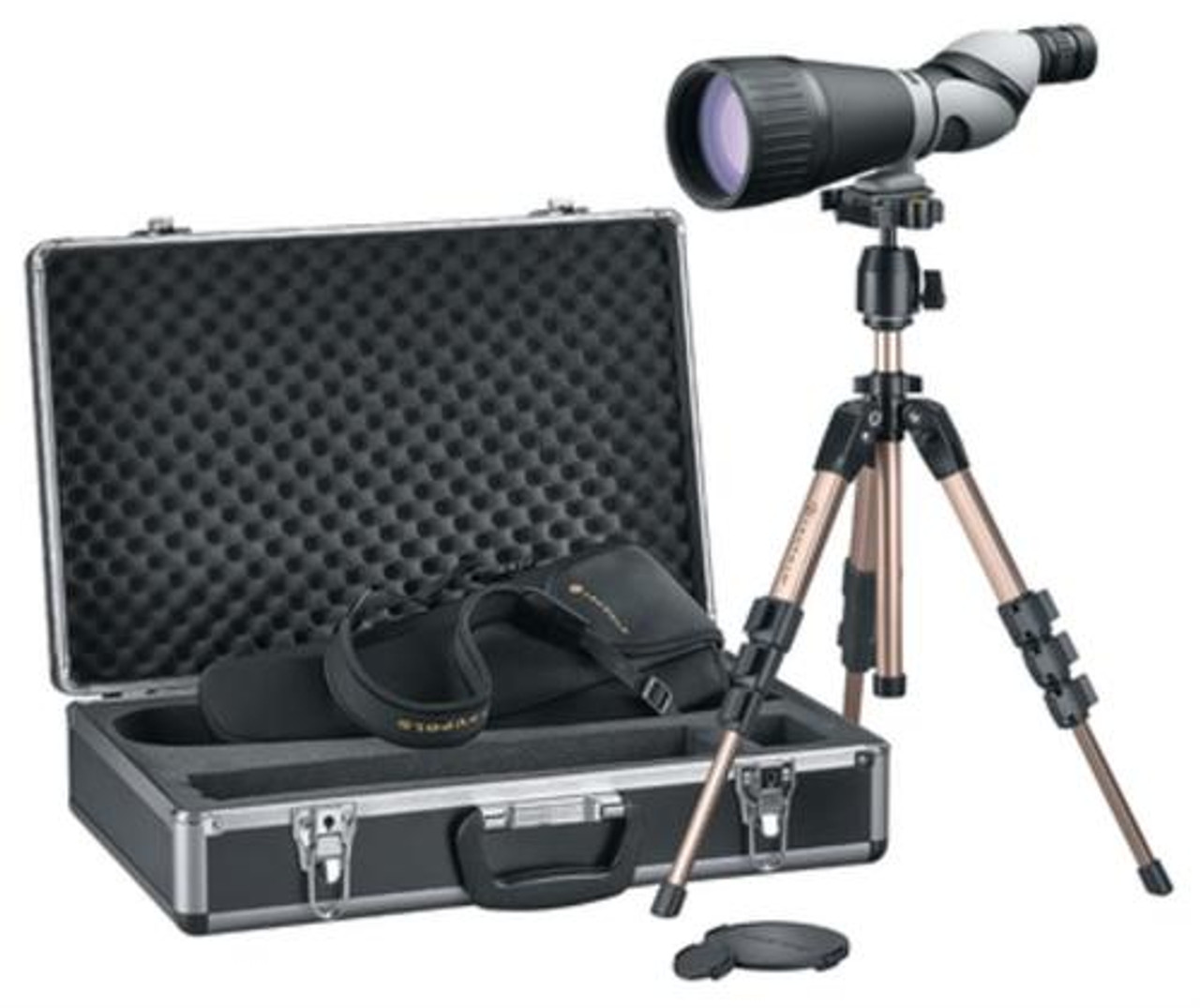 Leupold Kenai 2 25-60x 80mm 94-52 ft @ 1000 yds 17.4-17.9mm HD Kit