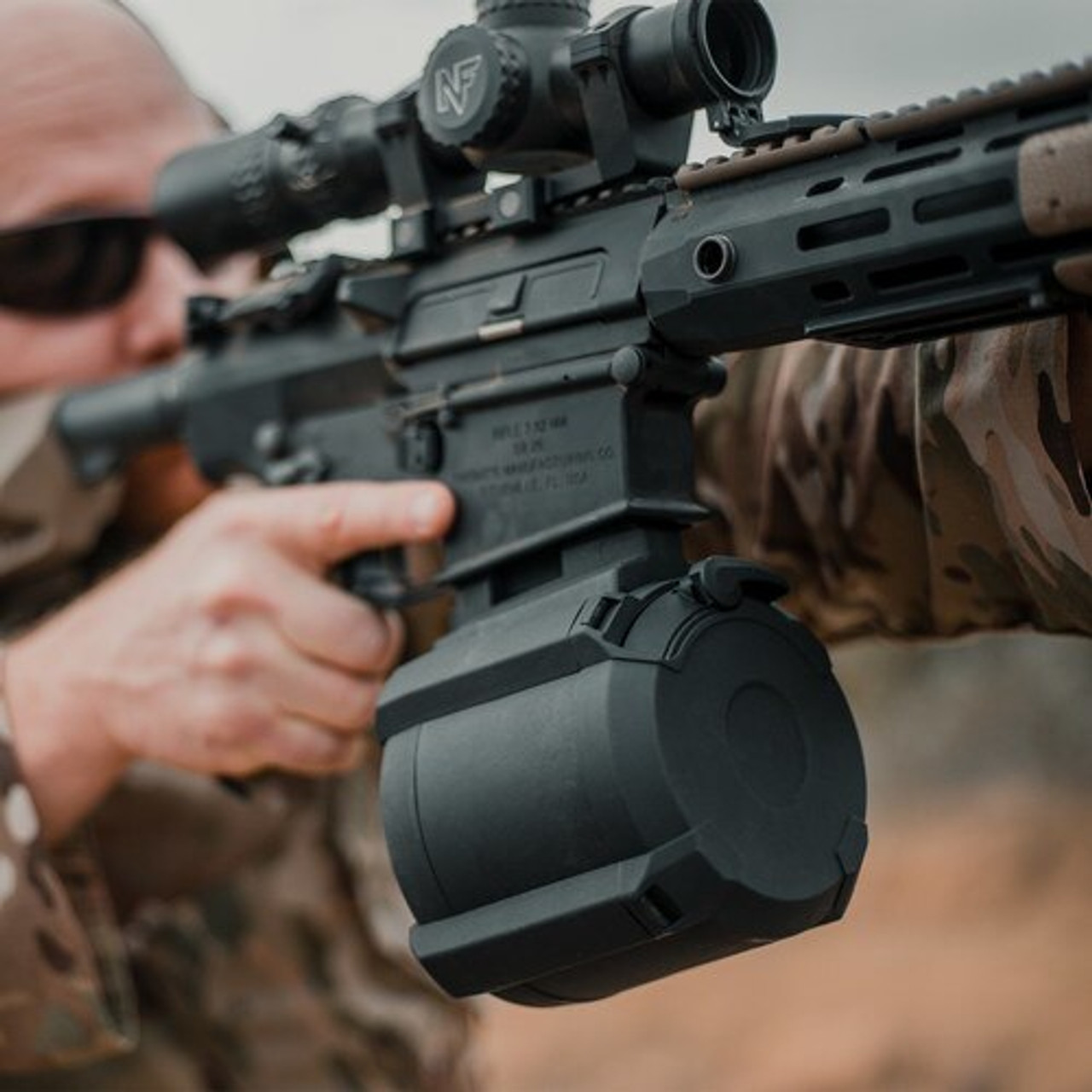 MagPul PMAG D-50 LR/SR Drum 7.62x51mm/308 Win, Gen M3, 50rd Drum