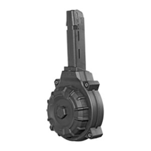 ProMag Glock G22/23 Drum Mag 40 S&W, Black, Polymer, 50rd