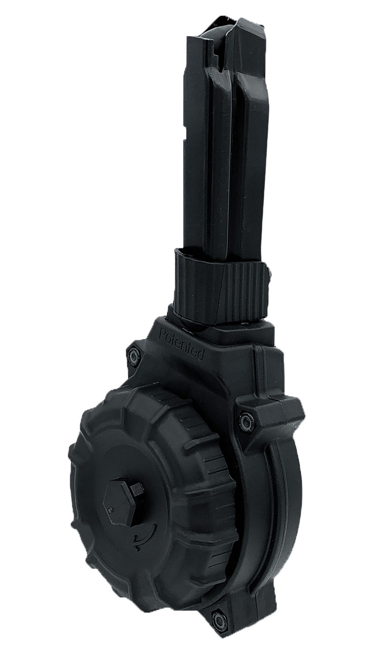 ProMag S&W Shield Plus Drum Magazine 9mm, Black Polymer, 50rd Drum