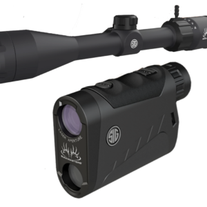 Sig Electro-Optics Buckmasters Combo Kit Black Anodized 3-9x 40mm 1" Tube BDC Reticle Red Laser Features Buckmaster Scope/Buckmaster 1500 Rangefinder