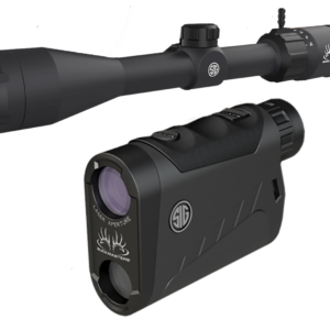 Sig Sauer Buckmasters Combo Kit, 3-12x 44mm, 1" Tube, Black, BDC Reticle Red Laser