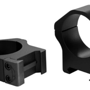 Warne 1, PA, Medium Gloss Rings Fixed for Maxima/Weaver Style or Picatinny Bases
