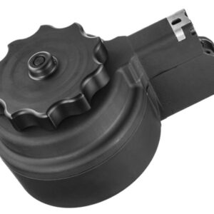 XS M1A/M14 High Capacity Drum Magazine, 50 Round, Black