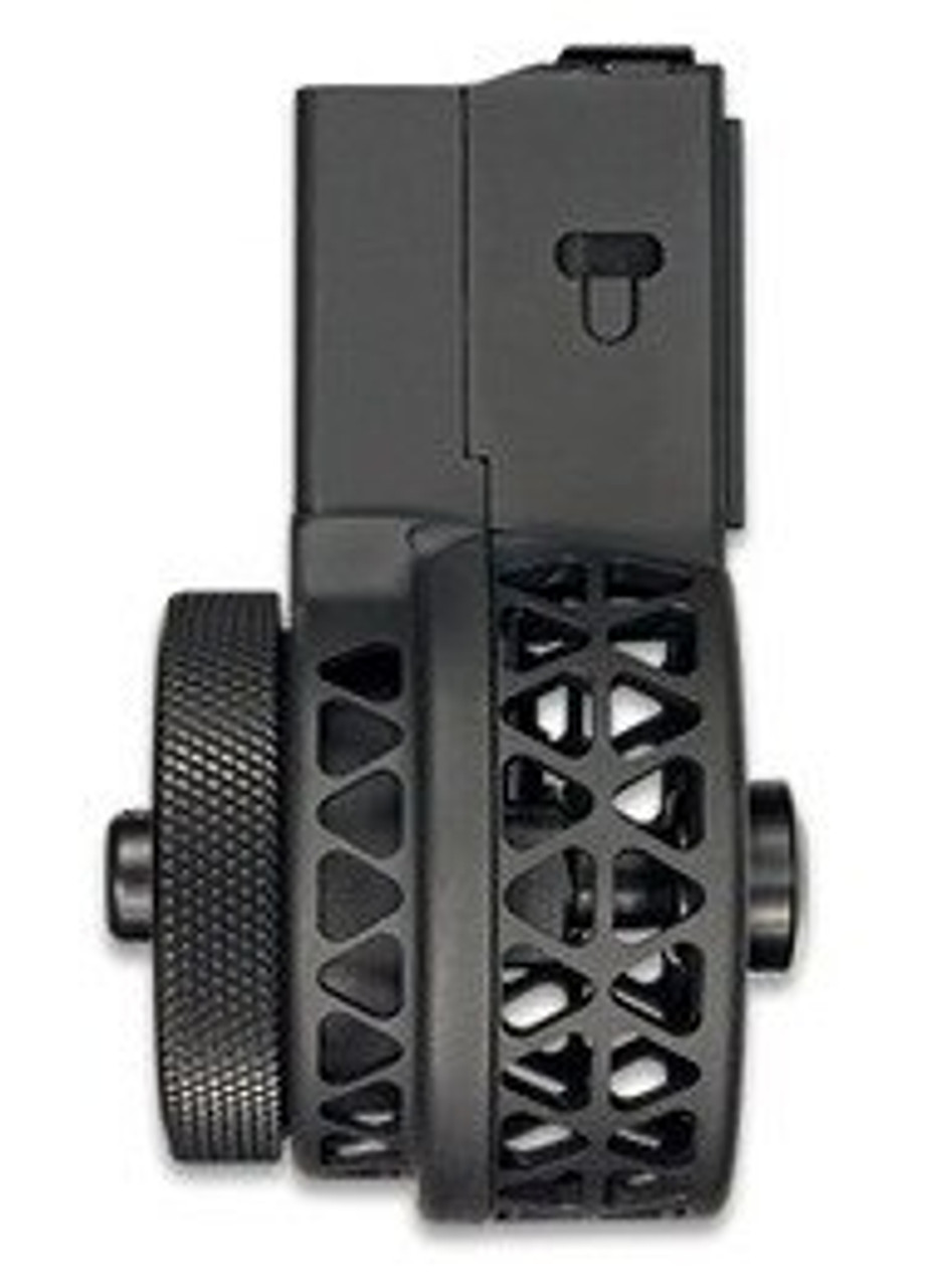 XS X-15 SKELETONIZED High Capacity Drum Magazine, 50 Round, Black
