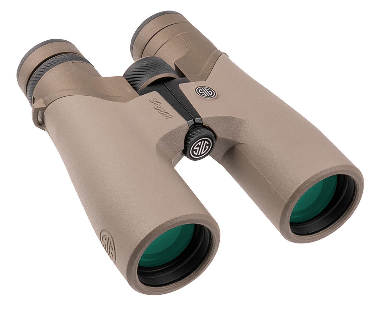 Sig Sauer ZULU10 HDX Binoculars, 12x50mm, Flat Dark Earth, Includes Lens Cover and Carrying Case