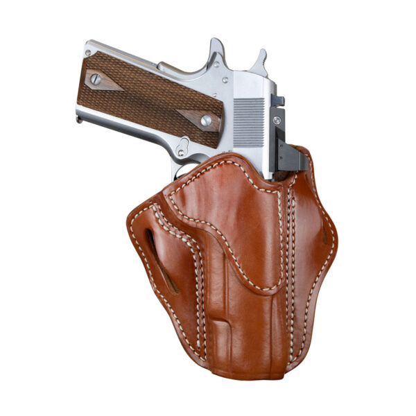 1791 Gunleather BH1 Classic Brown Leather Outside Waistband 1911 4-5