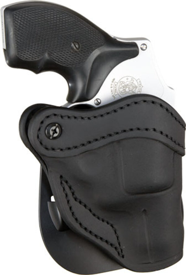 1791 Gunleather R1 Ruger LCR/S&W J-Frame, Stealth BlackLeather, Outside Waistband