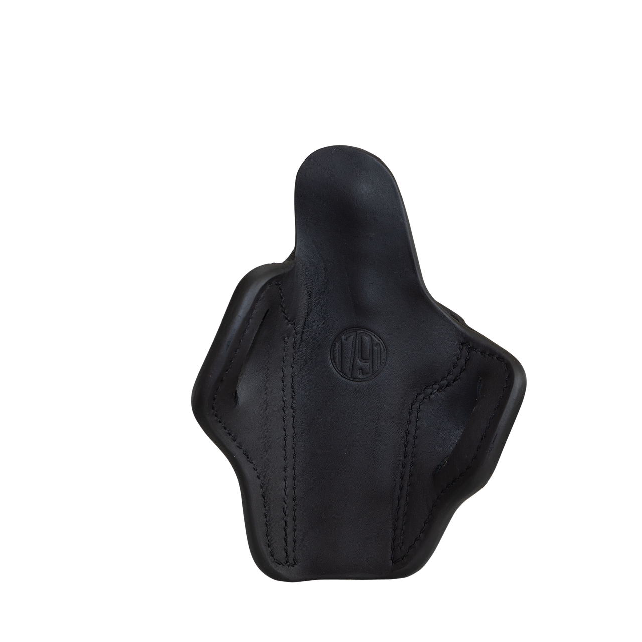 1791 Optic Ready, Belt Holster, Stealth Black Leather, Fits 1911 4 & 5