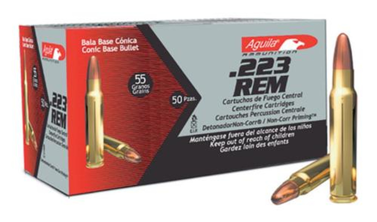 Aguila .223 Remington 55gr FMJ – 50rd Box / 20 Case Pack