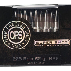 Ammo Inc OPS 223 Rem 62gr, Hollow Point Frangible, 20rd Box