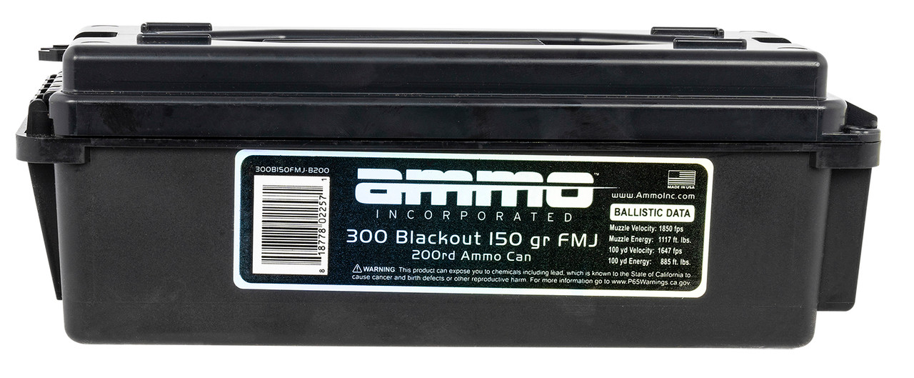 Ammo Inc Signature .300 Blackout 150gr FMJ – 200 Rounds