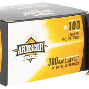 Armscor Precision .300 Blackout 147gr FMJ – 100rd Box (12 Case Pack)