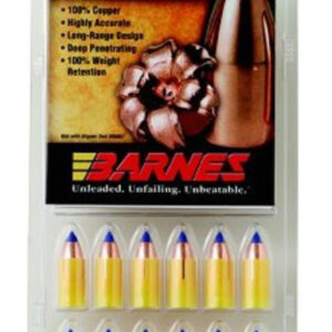 Barnes 45180 Muzzleloader 50 Black Powder Spit-Fire TMZ 250gr, 24Pk