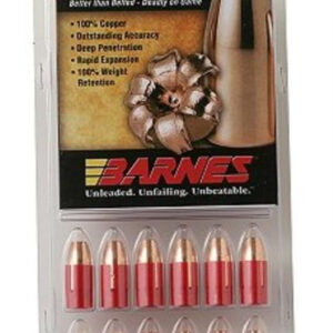 Barnes 50054 Muzzleloader 54 Black Powder Expander MZ 325gr, 24Pk