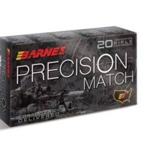 Barnes Precision Match .308 Win 175gr Open Tip Match – 20rd Box