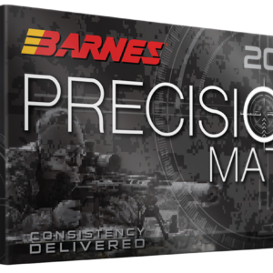 Barnes Precision Match 223 Remington, 77gr, Match Burner OTM BT, 20rd Box