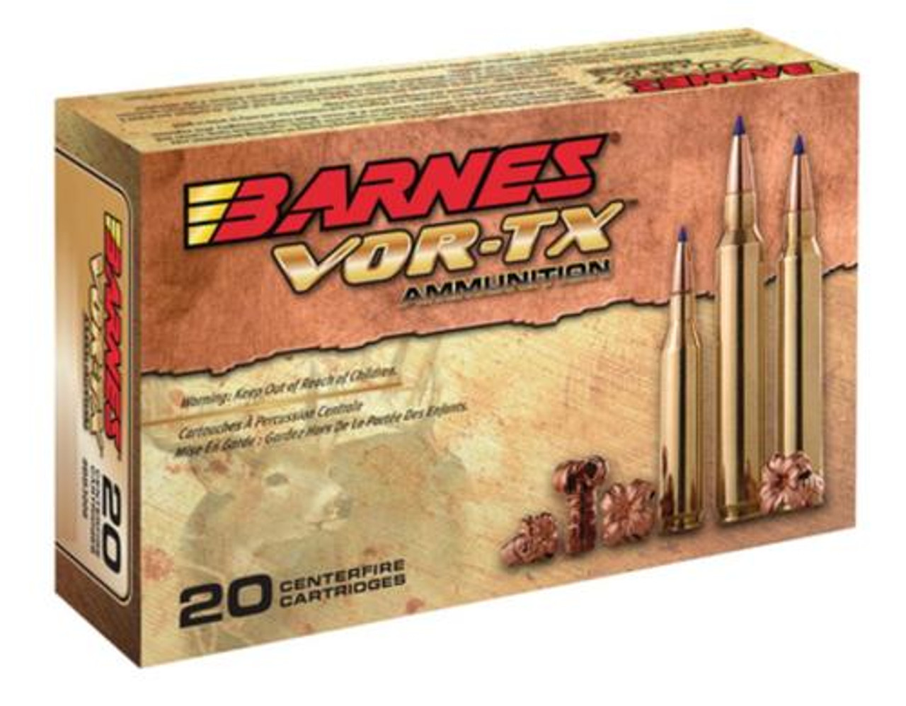 Barnes VOR-TX .308 Win 168gr TTSX BT – 20 Rounds