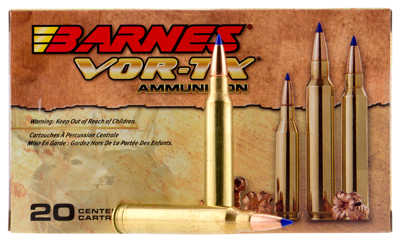 Barnes VOR-TX .308 Winchester 130gr Tipped TSX BT – 20 Rounds