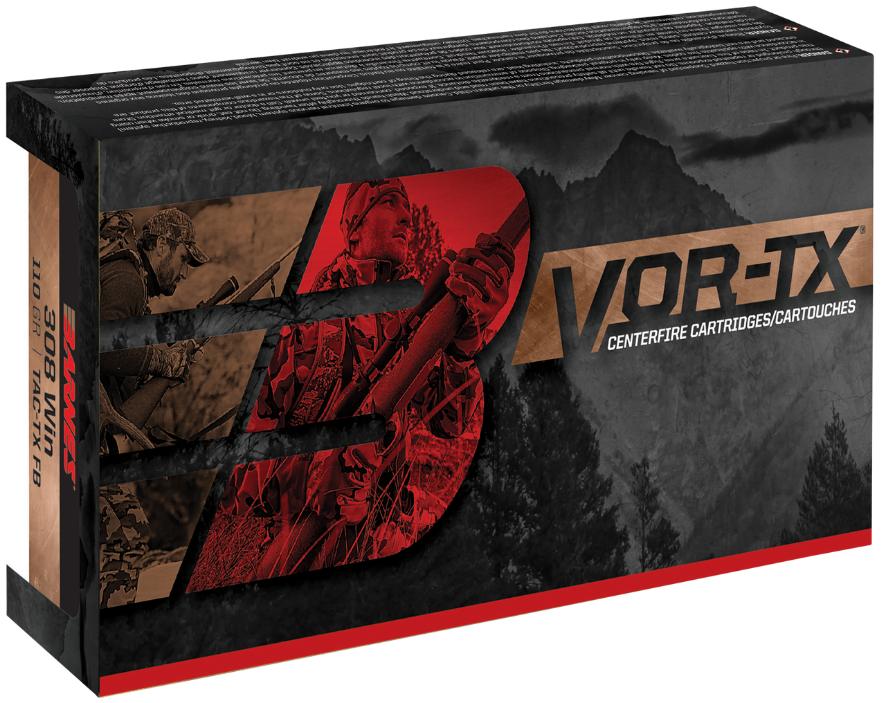 Barnes VOR-TX Rifle 5.56x45mm 70gr, TSX Boat Tail, 20rd Box