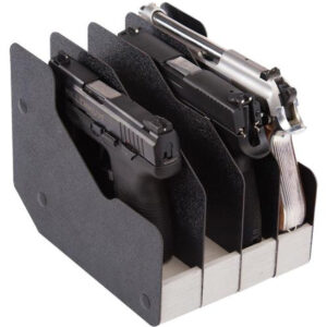 BenchMaster WeaponRac Four Pistol Black Synthetic