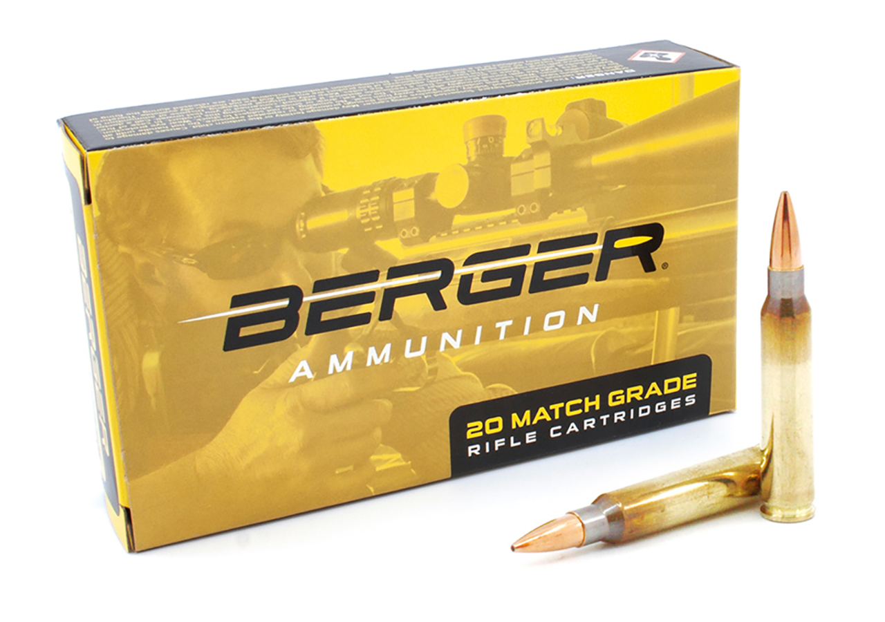 Berger Bullets 223 Remington, 73gr, 2820 fps, BT, 20Bx 10Cs