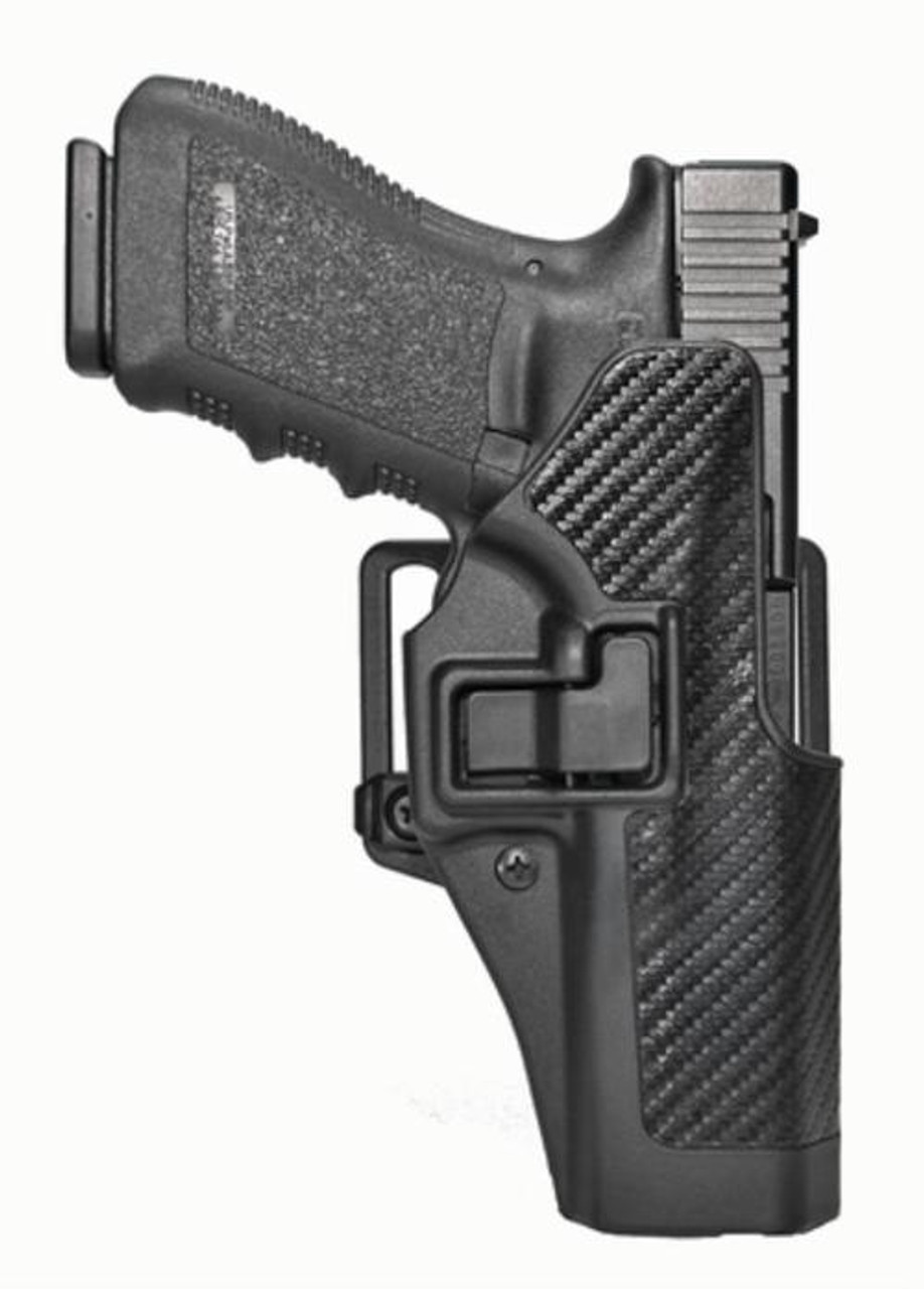 Blackhawk CQC Serpa Holster, For Glock 20/21, Carbon Fiber, Right Handed