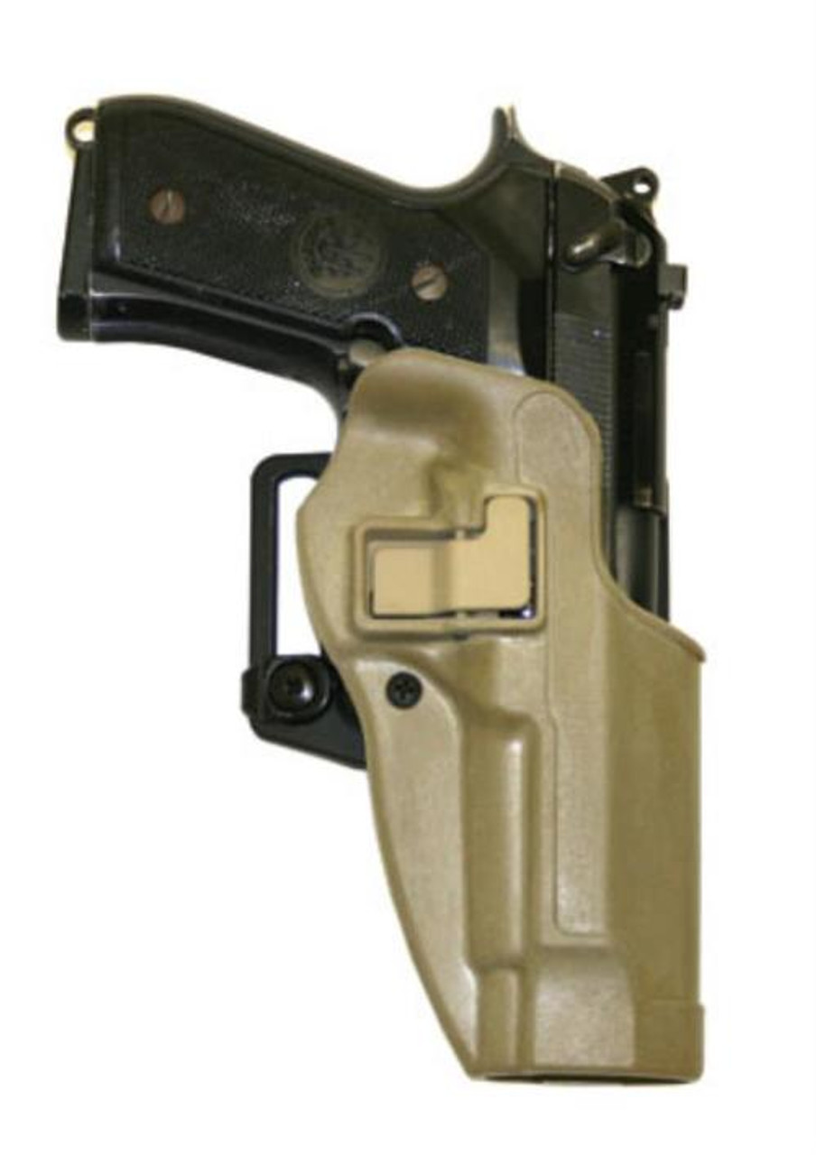Blackhawk CQC Serpa Tactical Holster, Beretta 92/96, Coyote Tan, Right Handed