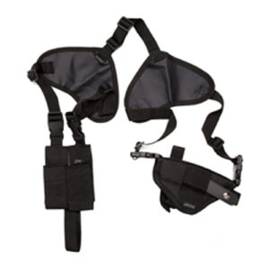 Bulldog Cases Deluxe Pro Shoulder Holster, Fits Large Revolver With 2.5 Barrel, Ambidextrous
