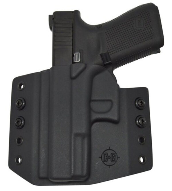 Crucial Concealment, Covert IWB, Inside Waistband Holster, Ambidextrous, Kydex, Black, Fits Taurus G2C/G3C