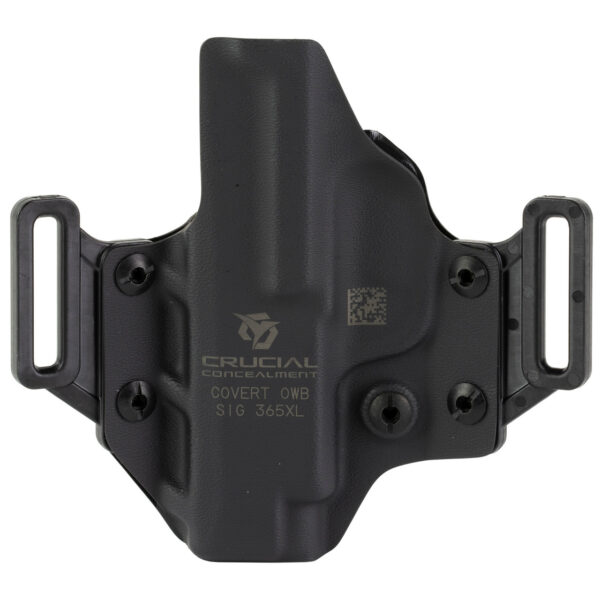 Crucial Concealment Outside Waistband Holster, Right Handed, Black, Fits Sig P365XL