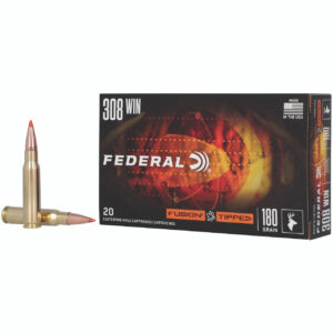 Federal Fusion .308 Winchester 180gr – Fusion Polymer Tip – 20rd Box