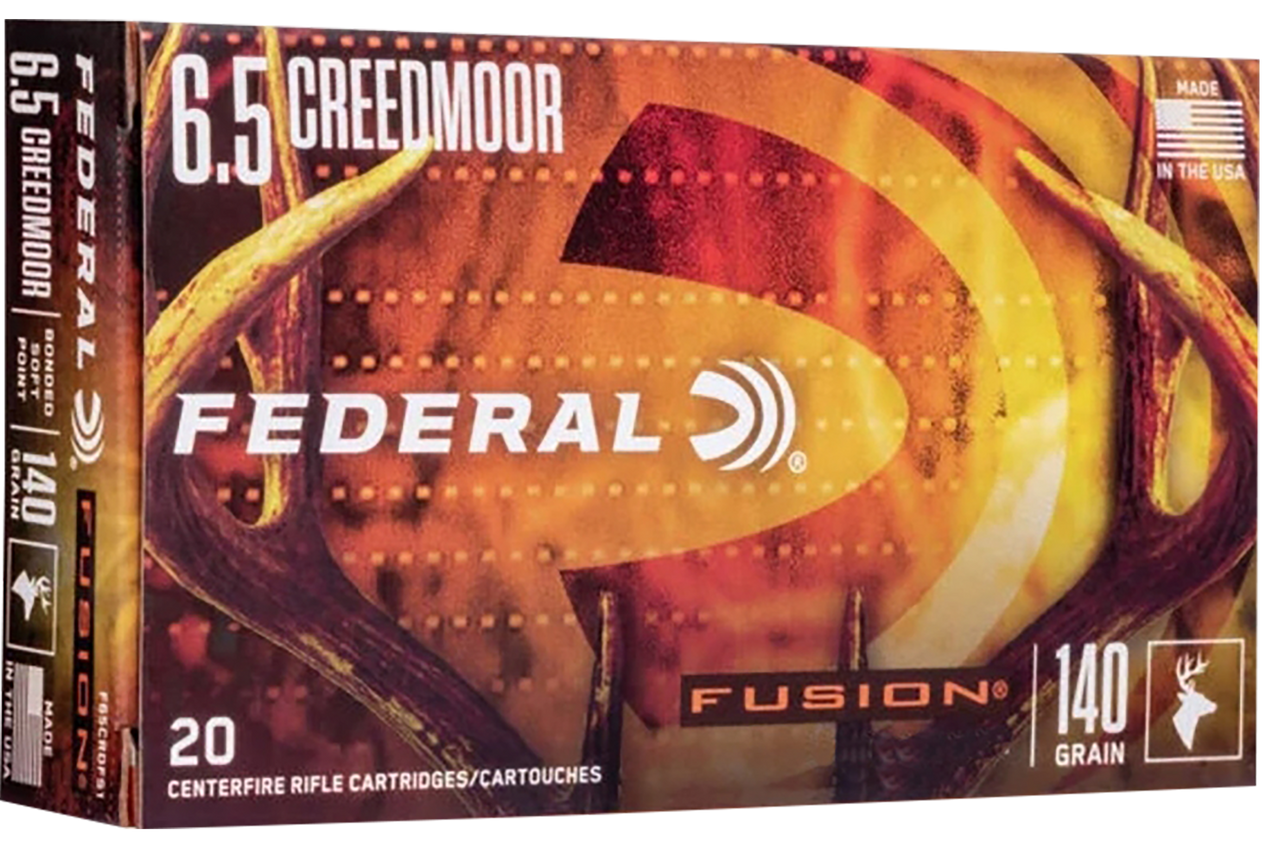 Federal Fusion 6.5Creedmoor, 140gr, Bonded Soft Point, 20rd