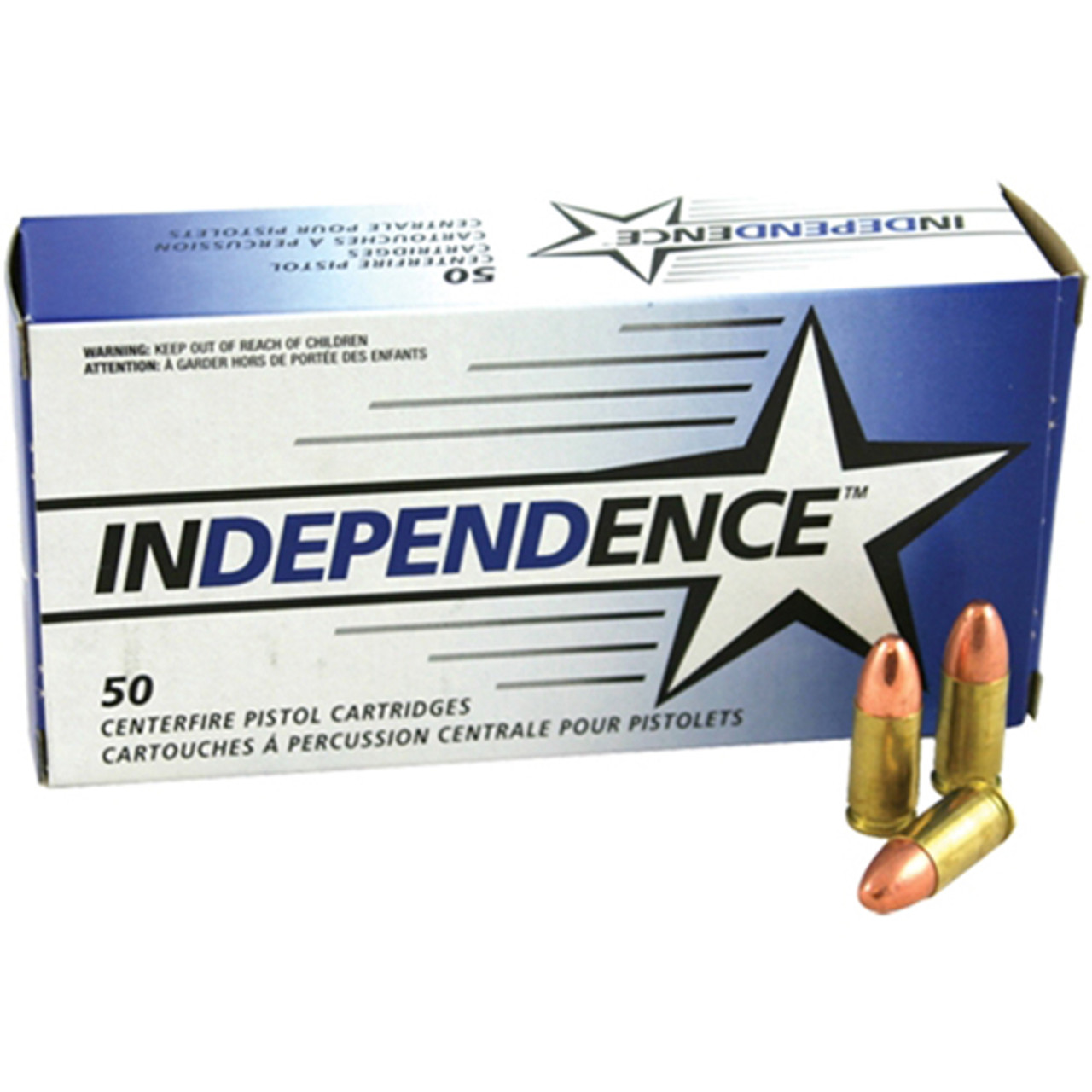 Federal Independence 380 ACP, 95gr, Full Metal Jacket, 500rd Box