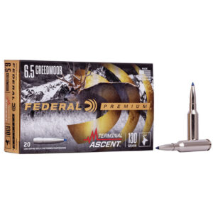 Federal Premium 6.5 Creedmoor 130gr Terminal Ascent, 20rd