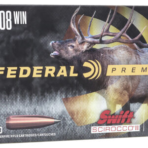 Federal Premium Hunting .308 Win 165gr Swift Scirocco II – 20 Rounds