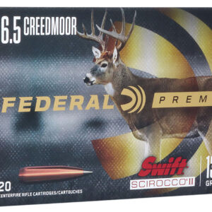 Federal Premium Hunting 6.5 Creedmoor, 130gr, Swift Scirocco II, 20rd Box