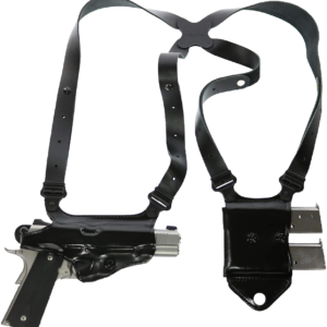 Galco Miami Classic II Shoulder System, Black Full Grain Leather