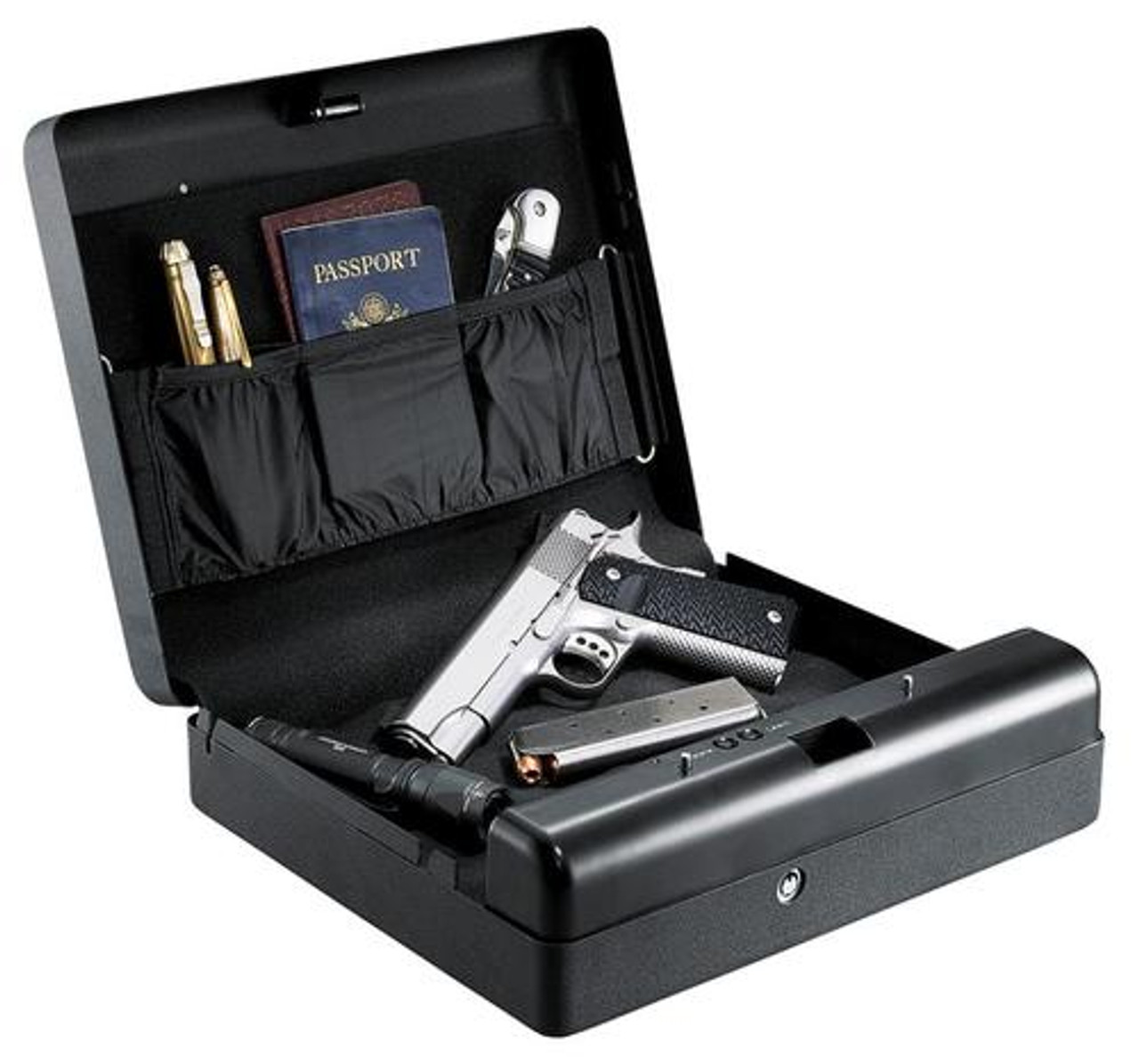 Gunvault Gun Safe Black, Microvault XL Bio