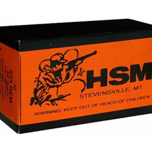 HSM 223 Remington, 52gr, Match Boat Tail Hollow Point, 50rd Box