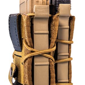 High Speed TACO Double Decker Belt Mount Adaptable Cordura Polymer Coyote Brown