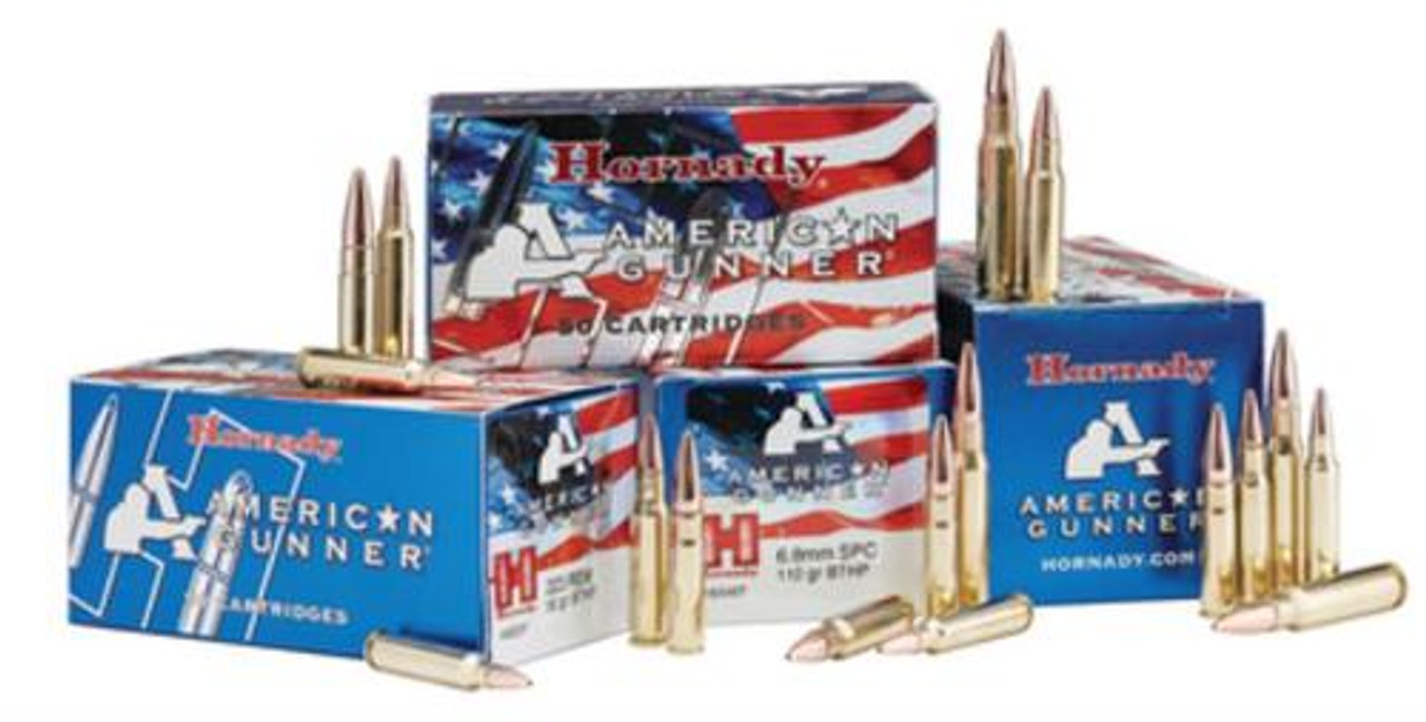 Hornady American Gunner .308 Winchester 155gr BTHP Match – 50rd Box