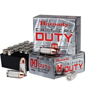 Hornady Critical Duty 45 ACP 220gr, Flexlock, 20rd Box